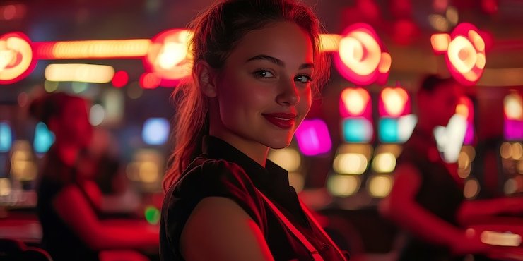 Antarmuka aplikasi bos4d menampilkan permainan slot dan live casino